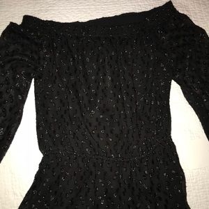 NWT Shoshanna Off the Shoulder Dress with Sparkles